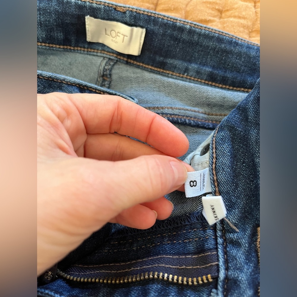 LOFT Curvy Skinny Jeans